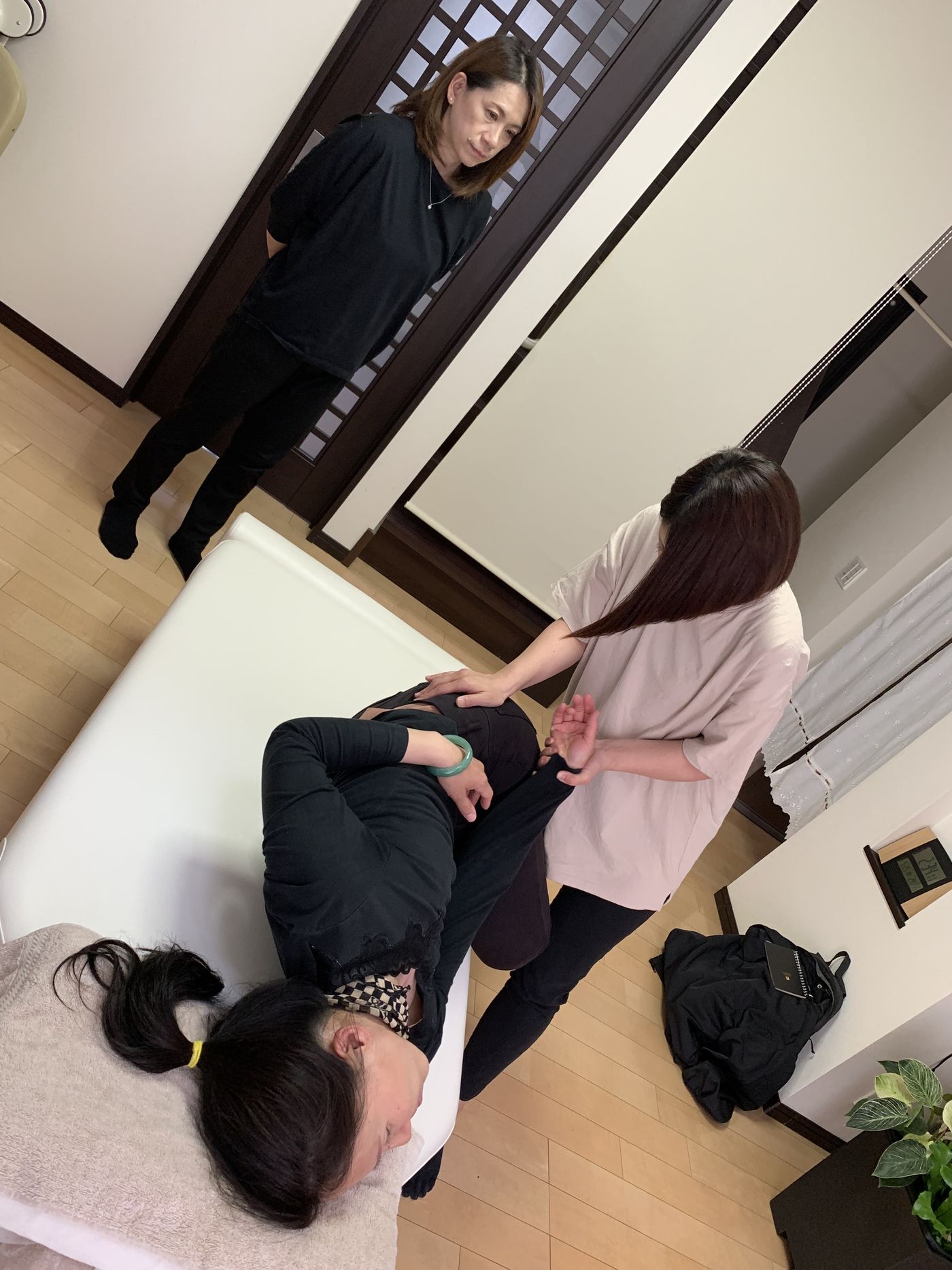 受講生同士の実技練習